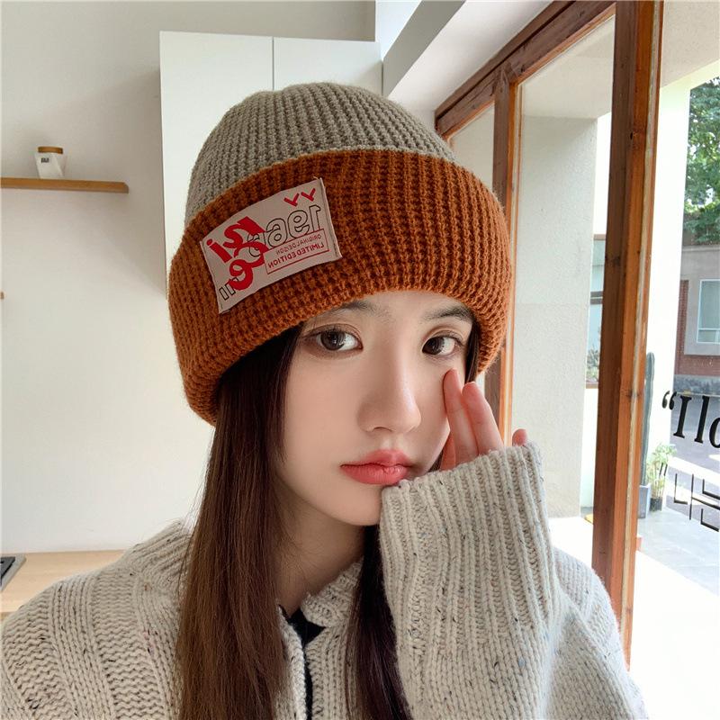 Winter Warm Hat Women's Winter Woolen Hat Ear Protection Knitted Hat