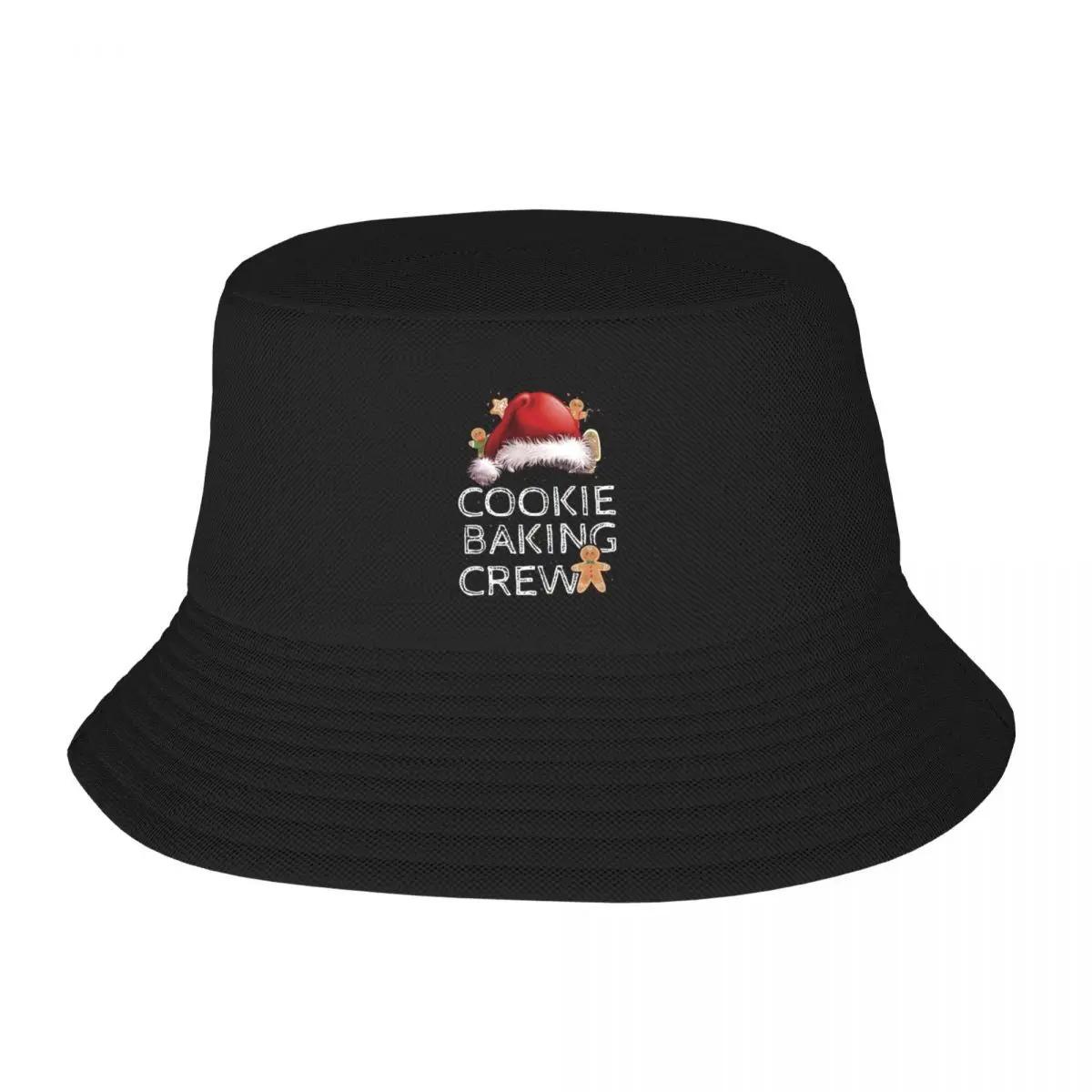 New Cookie Baking Crew Christmas Santa Family Gingerbread Team Bucket Hat Mountaineering Birthday Unisexs Hats Womens