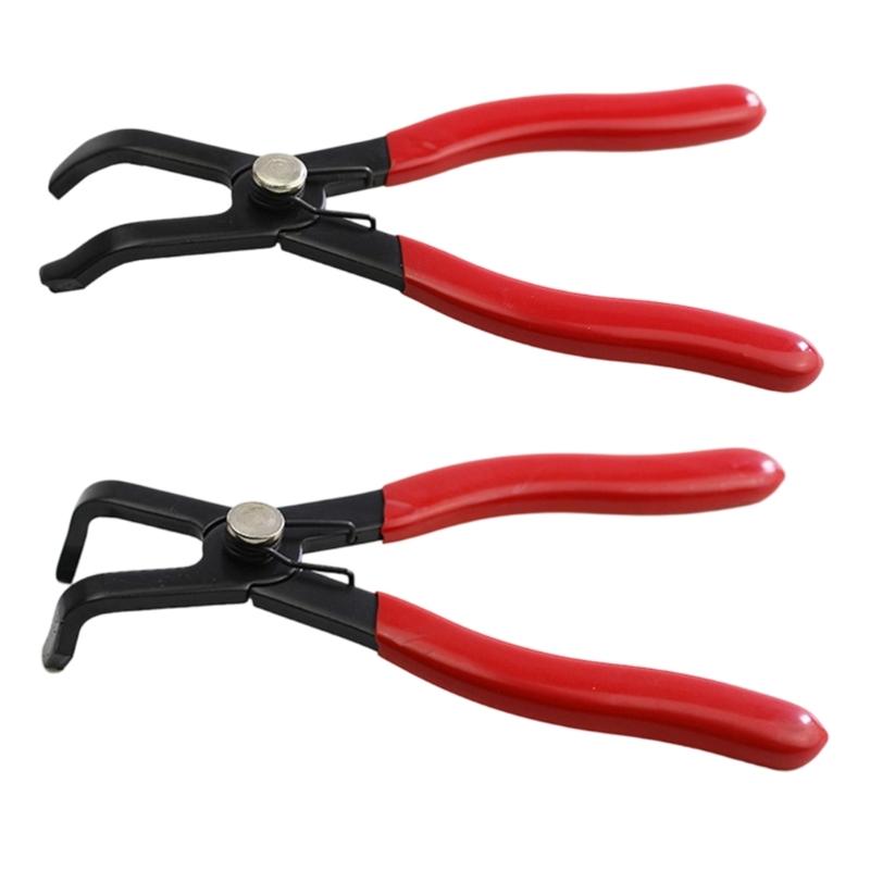 

Precise Rivet Extractor For Car Trim Removal 30 and 80 Degrees Push Pin Pliers Set Comfortable Ergonomic красный