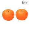 2/4/6Pcs Artificial Orange Diy Fake Fruits Kindergarten Plastic Fruit For Christmas Home Wedding Photography Decoration