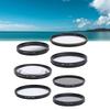 Camera Lens Filter Kit UV CPL ND8 Soft White Graduated Grey 10X Macro 6 Points Star Filter Set for Photography