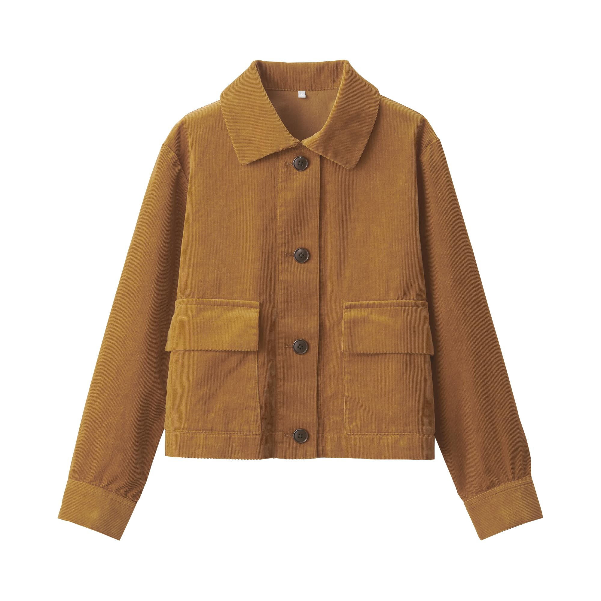 

MUJI Women s Kapok-Blend Corduroy Jacket (BD0ZOA4A) in Camel, Size XL