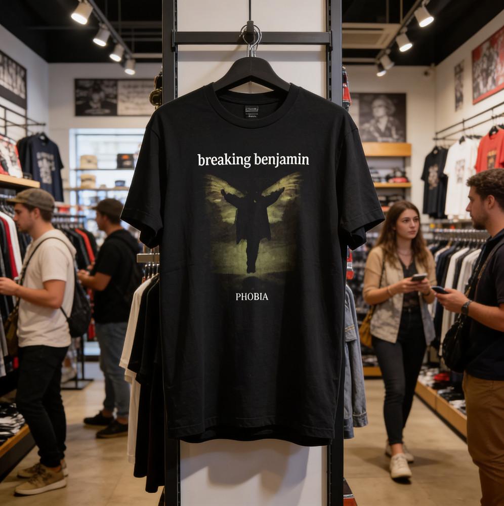 Breaking Benjamin Shirt Breaking Benjamin Band T-Shirt Unisex T-Shirt L