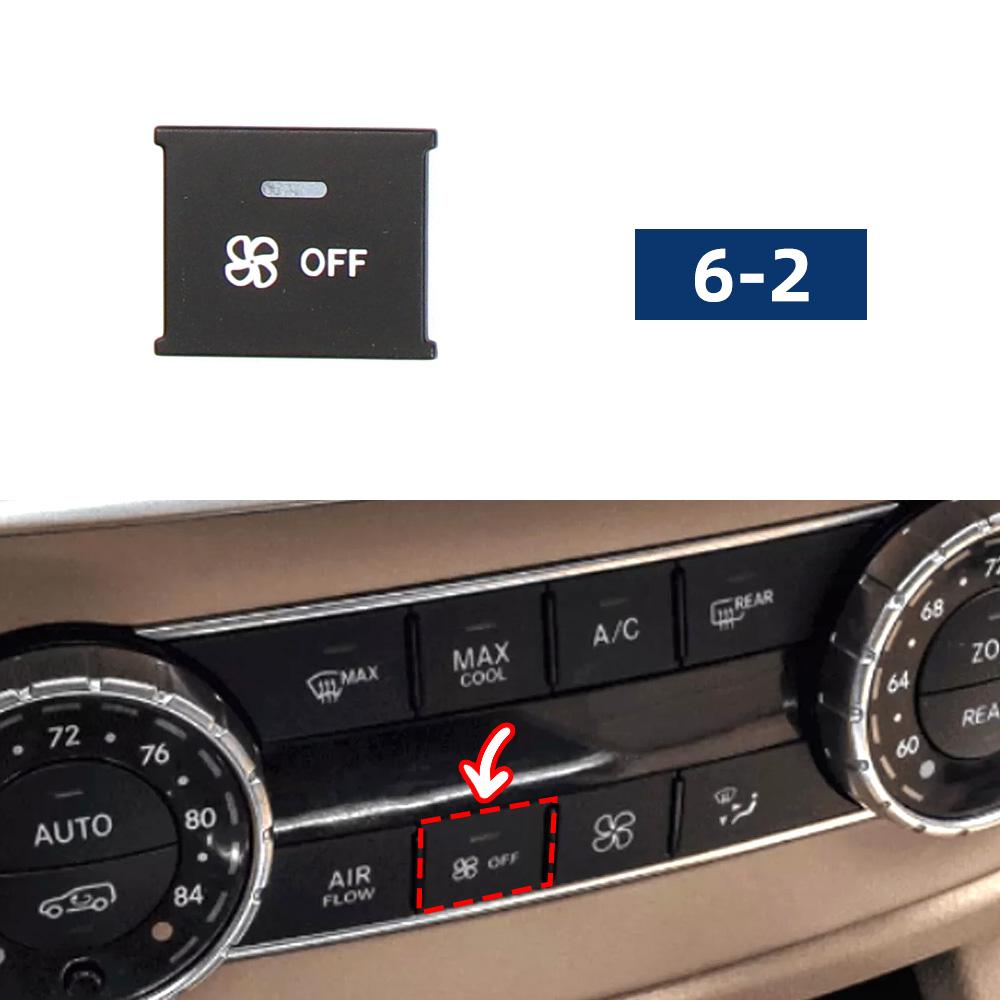 AC Air Conditioning Climate Control Switch Button for Mercedes Benz C ML SL CLS GLK GLE GLS G W204 X204 W218 W166 W292 W263 W231
