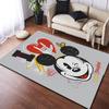 Mickey Mouse cartoon print rug, non-slip and stain-resistant floor protection rug, home décor.