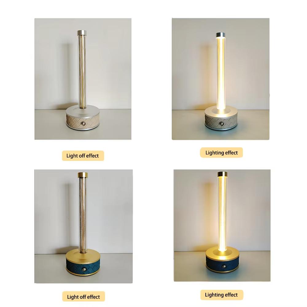 Neues wiederaufladbares Indoor-Nachtlicht, tragbares Camping-Atmosphärenlicht, Quantendraht-Schreibtischlampe, luxuriöse Bar-, Restaurant-Dekoration