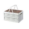 Miling Outdoor Camping Storage Box with Wooden Lid