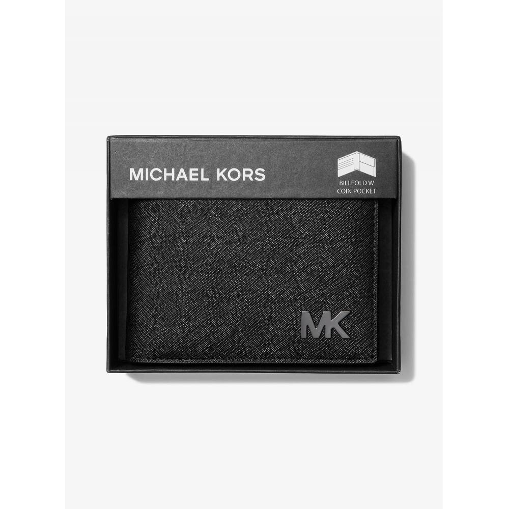 Michael Kors Cooper Bilford Wallet With Coin Pocket 36s5lcof3u1 Black