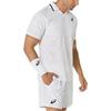 Asics Match Actibreeze Polo Shirt Printed Logo Solid Color Comfortable Short Sleeve Polo Men tops Bright-White 2041A283-100