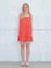 Etmont Frill Banding Mini Dress, Red