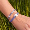 PIG & HEN (Women's) Billy Bracelet - Indigo Purple X Silver