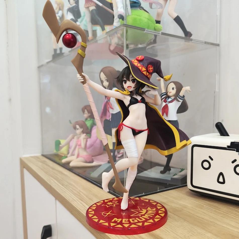 New Anime God's Blessing on This Wonderful World 18cm Megumin Action Figure Cute Figurine Decor Statue Dolls