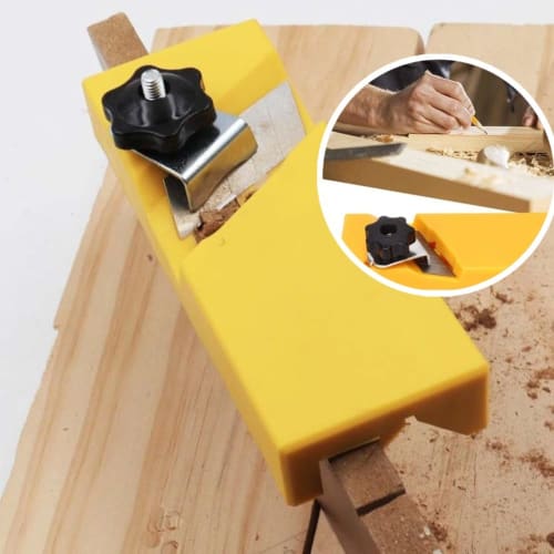 Itisyou Chamfer Planer, Woodworking Planer, Mini Planer, Wood Shaving Tool, Carpenter, Chamfering, Saw Box, Hand Tool, for Crafting, Corkboard, Gypsum