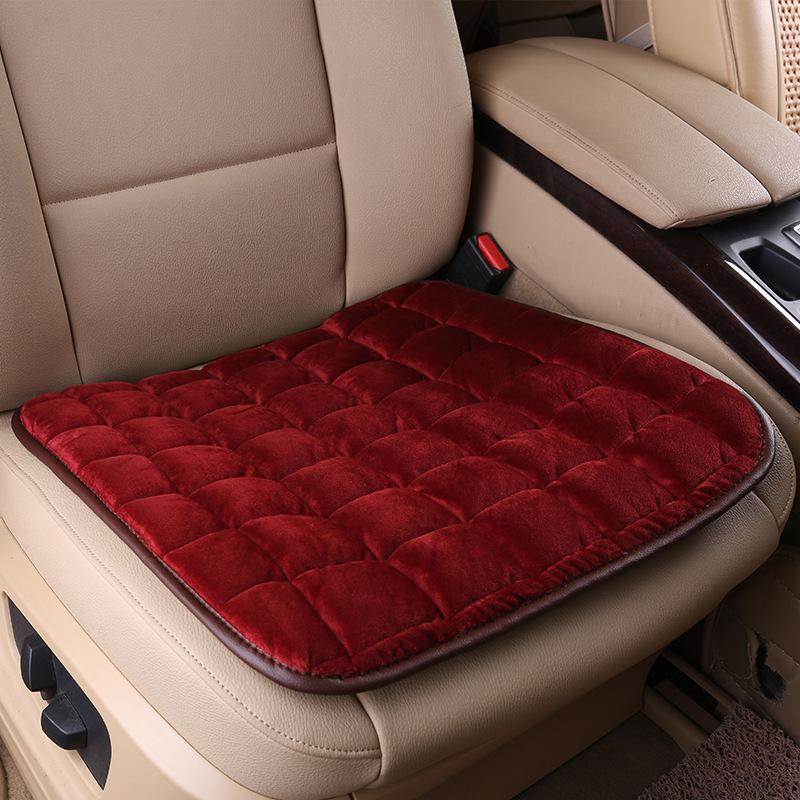 Universal Non-Slip Winter Car Seat Cushion, Tie-Free, 3-Piece Set, No Backrest