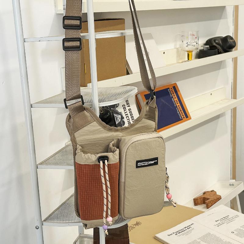 

Minimalist Water Bottle Holder Bag Unique Crossbody Pouch Women Casual Daily Shoulder Bag For Hiking Sports