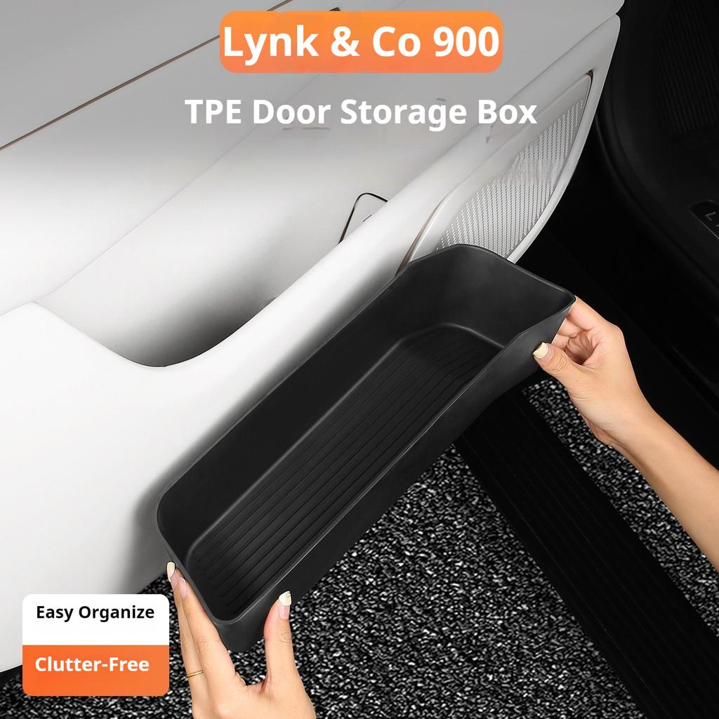 Fit For LYNK & Co 900 Car Specialized Door Slot Storage Box Waterproof Mat Interior Decoration
