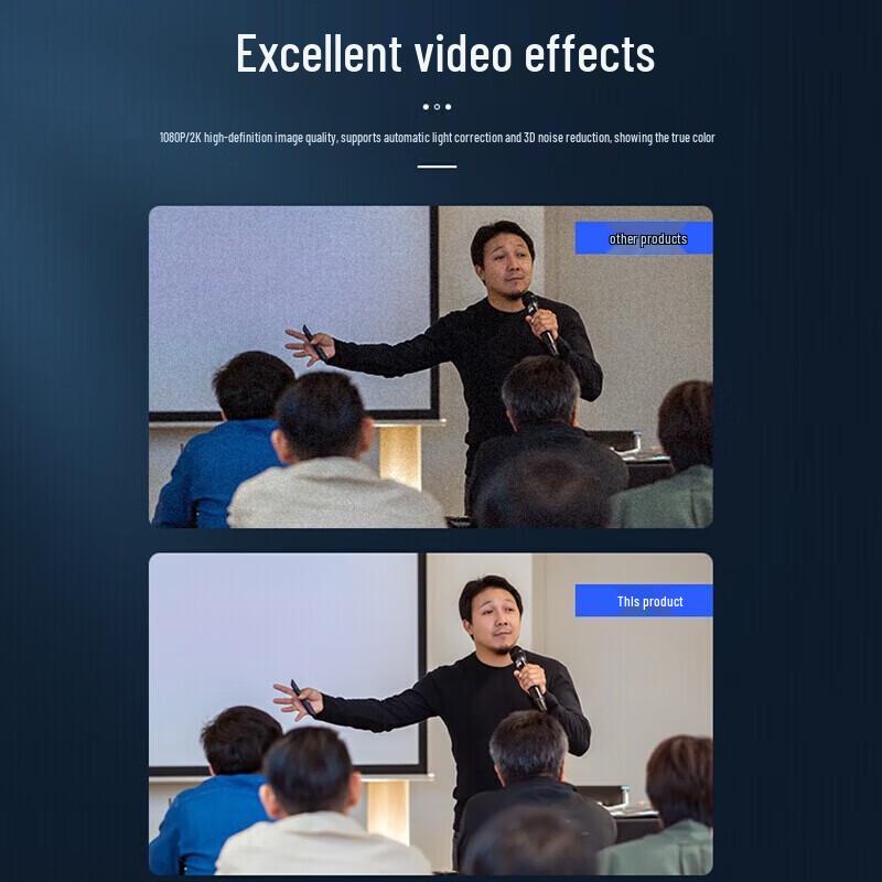 HIKVISION DS-U32W 1080p HD USB Webcam with Microphone & Tripod