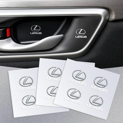 1/2/5/10 Stück Autoaufkleber Emblem Auto Dekor Aufkleber Scheibenwischeraufkleber Für F SPORT GX460 Ct200h IS250 ES 220D Zubehör