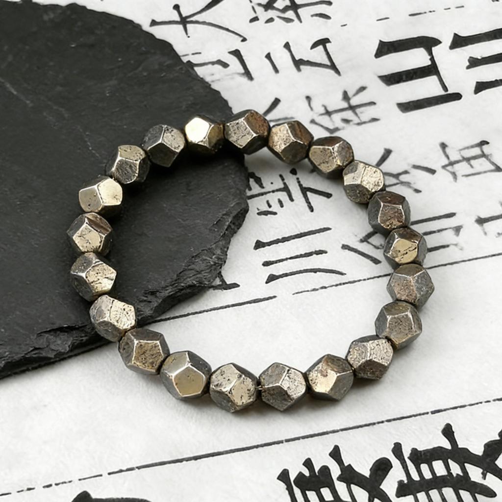 Bead Stone Bracelet, Vintage Multicolor Cardboard Lobster Clasp Bracelet Jewelry