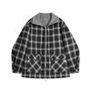 French Plaid Patchwork Fashion Design Reversible Stand Collar Casual Loose Versatile Jacket Women Outerwear EH53118