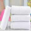 Five-Star Hotel Quality Pure Cotton Bath Towel Thickened Oversized Solid White Color Knitted Washcloths for Swimming Bathing