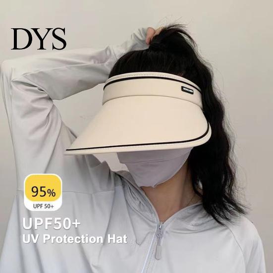 Summer Outdoor Hat Women Sun Empty Top Adjustable Buckle Foldable Cap Cycling Hiking Air Circulation UV Protection
