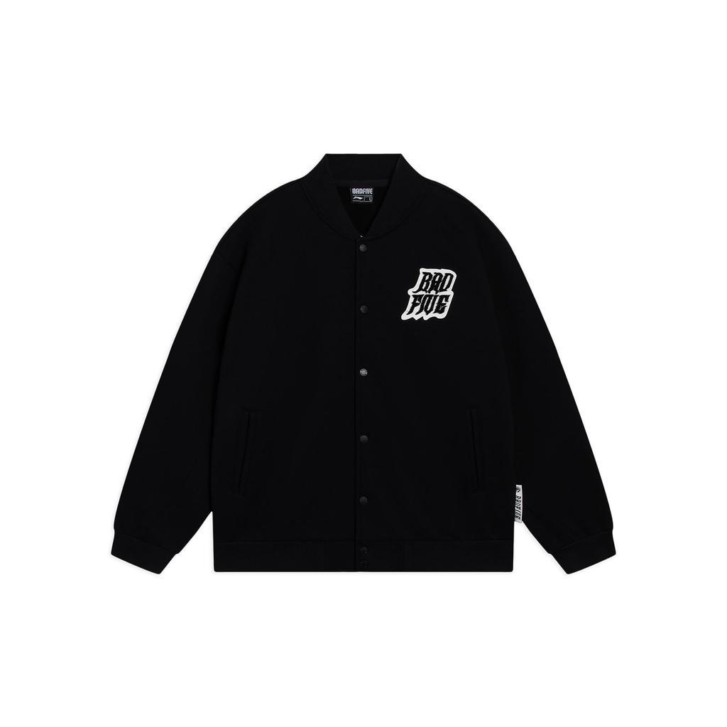 Li Ning Jackets Men's Black Baseball Collar Moderate Other AJDT043-6