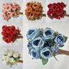 Elegantes Seidenrosen-Bouquet mit realistischem Design für Hochzeitsdekoration und Foto-Requisiten