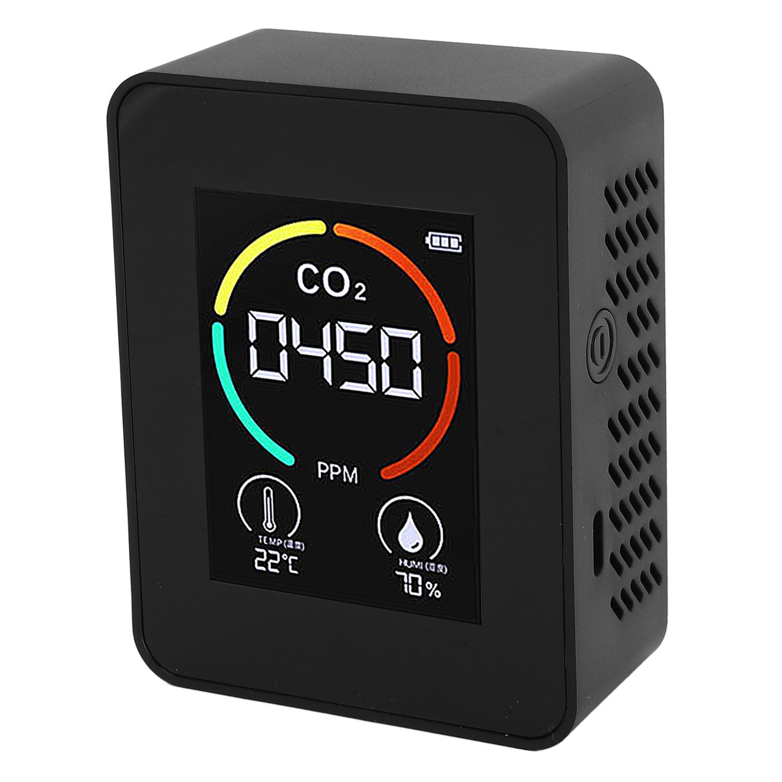 

Quality Detector 3 in 1 Portable Large Color Display Accurate CO2 Temperature Humidity Tester for Home School Hotel