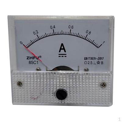 Amperemeter 2.5 Noggrannhet Spänning Analog Panel (Testa aktuellt område: DC 1A 5A 10A)