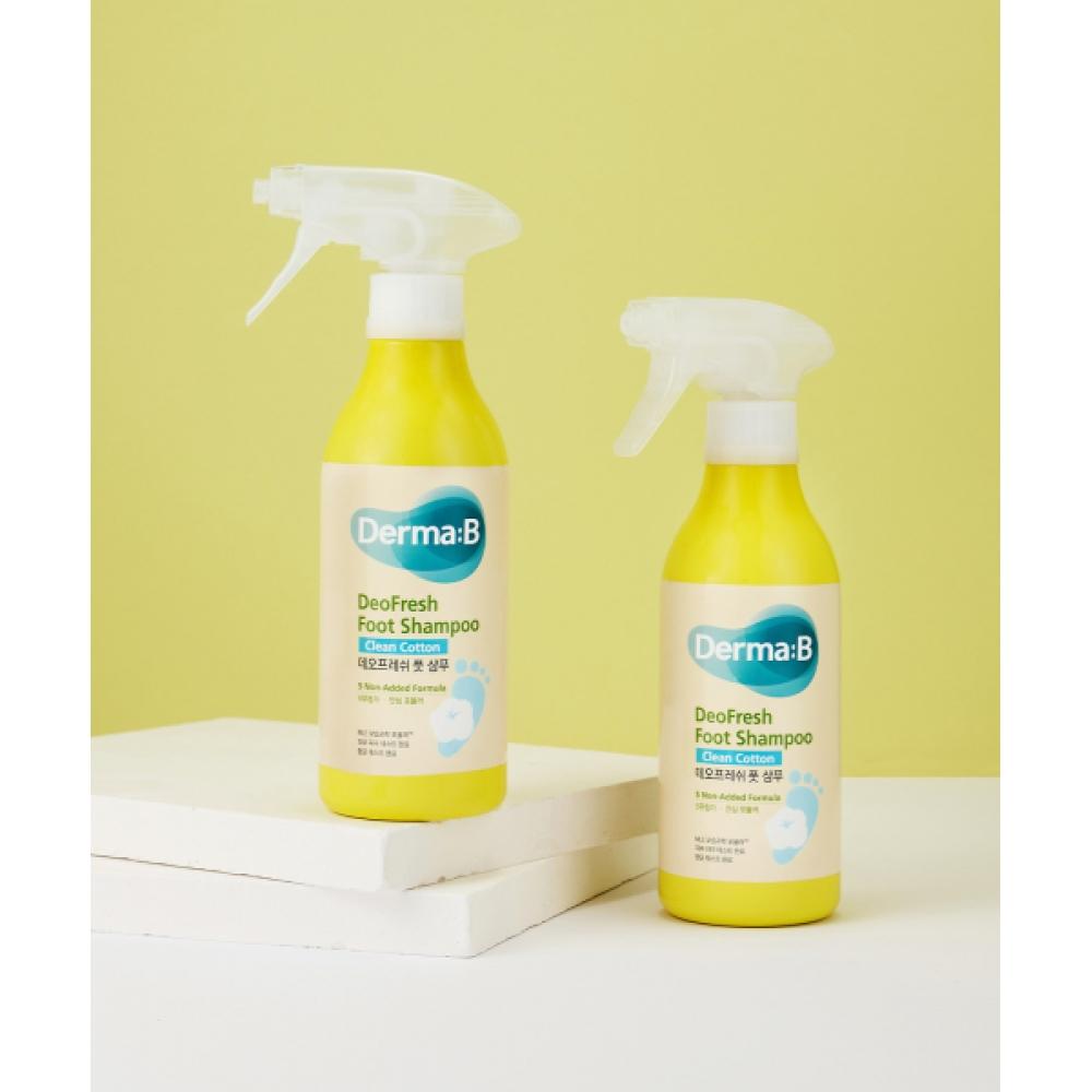 Dermab Deofresh Foot Shampoo Clean Cotton 400mlx 2 NONE