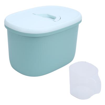 Pet Food Container ABS Pet Food Sealed Storage Container with Measuring Cup Built In Handle Lid