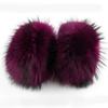 Winter Raccoon Fur Cuffs Women Fashion Fur Arm Warmer Natural Fur Wristband Female Warm Fur Sleeve Decort Plush Fur Bracelet