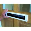 06SR0150000W Internal PVC Letter Box Brush Cover-White, Aluminium, External Dimentions 335mm X 75mm Aperture 279mm X45mm