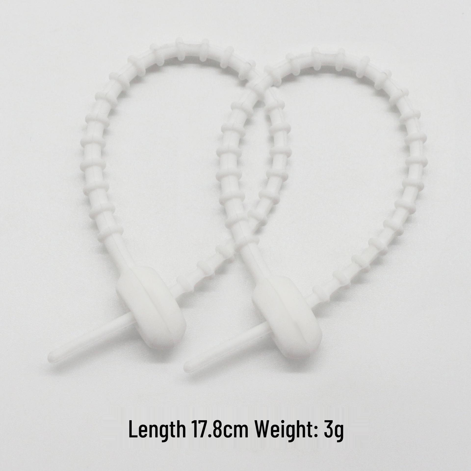

Colored Silicone Cable Ties & Storage Ropes - DIY Keychains, Ornaments, Accessories, Cable Management Straps, Lanyards