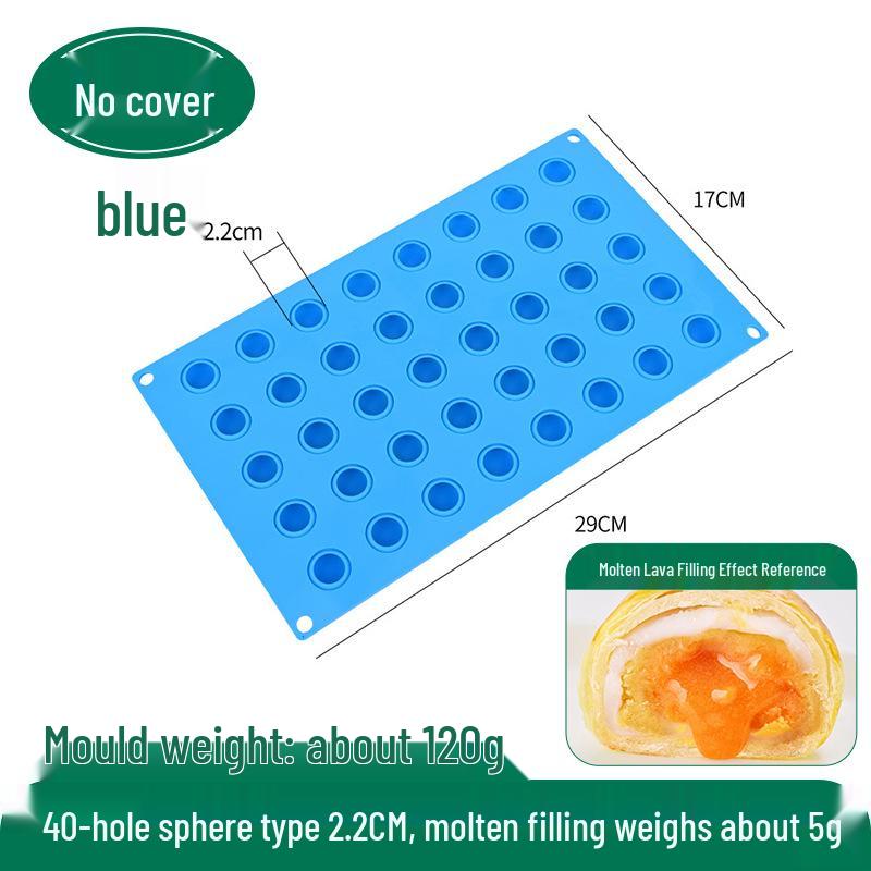 Grape Silicone Ice Ball Mold with Lid - Creative Round Core-Filling Tray Food-grade Silicone