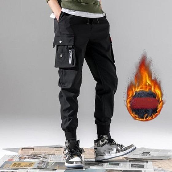 Spring and Summer Thin Overalls Men's Trendy All-match Leggings Loose Multi-pocket Trousers Large Size Casual Pants