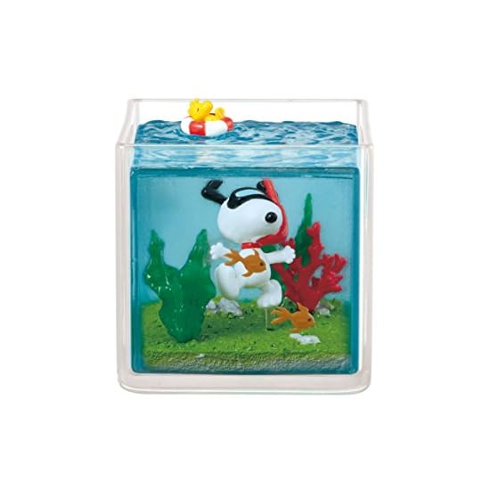 Snoopy & Woodstock Happy Terrarium BOX Product, 1 BOX = 6 pieces, 6 types in total