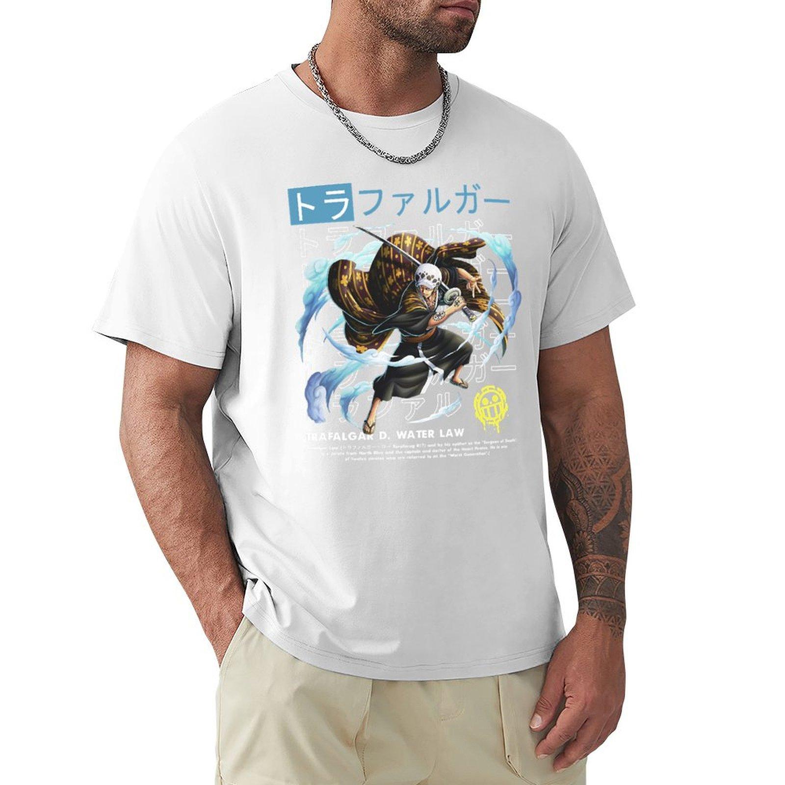 Trafalgar Law Shirt v1 Tshirt TShirt cute clothes designer shirts t shirts for men cotton S