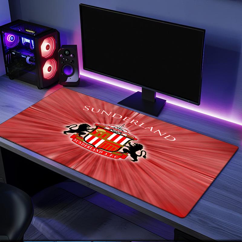 Tappetino per mouse Sunderland rest, base in gomma, tappetino da scrivania per esports, tappetino per mouse per giocatori e uso in ufficio, scrivania da gaming, tappetino facile da pulire