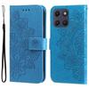 Portemonnaie-Hülle für Moto G17 - Leder/PU, Blau