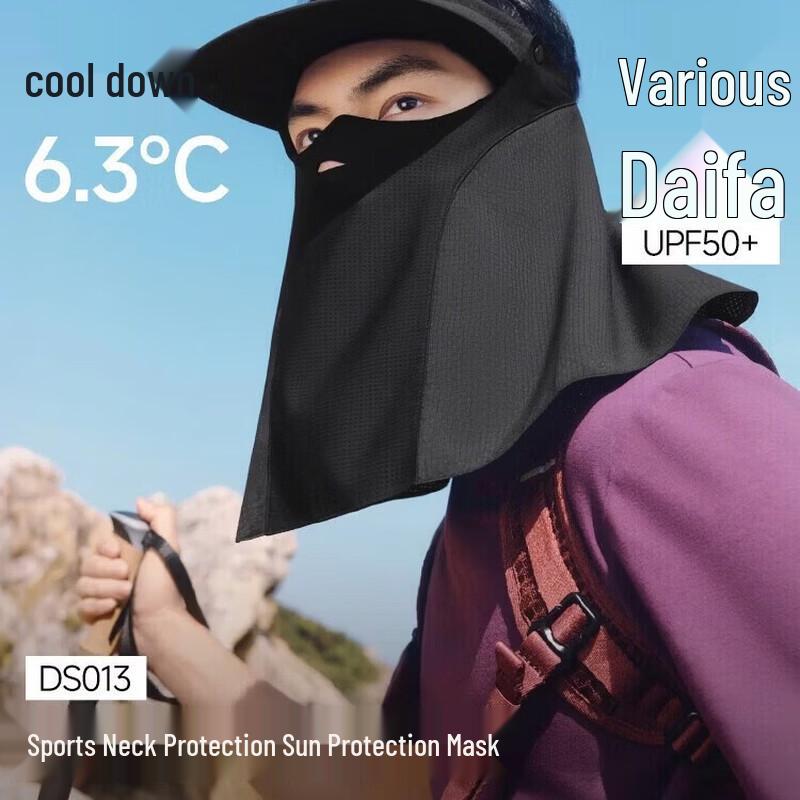 Beneunder Sun Protection Visor with Detachable Neck and Face Mask