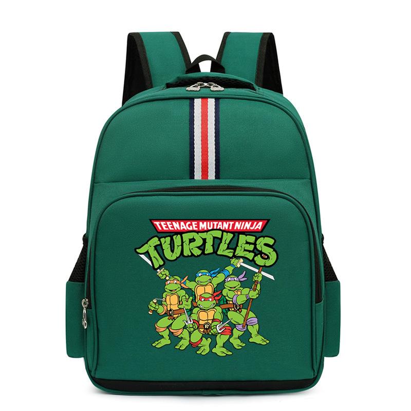Hot Sale Teenage Mutant Ninja Turtles Cartoon Printed Backpack Elementary and Secondary School Students Outdoor Leisure Large Capacity