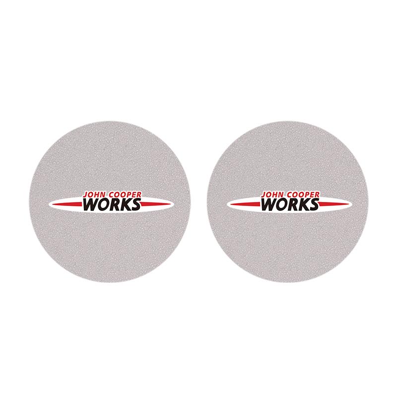 

2Pcs Car Cup Mat Leather Auto Cup Slot Non-Slip Coaster For BMW Mini Works Cooper F54 F55 F56 F57 F60 R50 R52 R53 R55 R56 R57