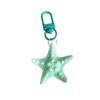 Colorful Starfish Keyring Sea Star Shaped Keychain Handmade Pentagrams Pendant Key Chain Handmade Bag Accessories