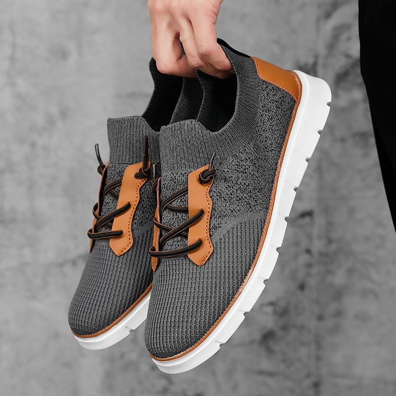 TUINANLE Herren-Mesh-Schuhe Atmungsaktive Loafer Leichte Bootsschuhe Outdoor Vulkanisierte Tauch-Sneaker