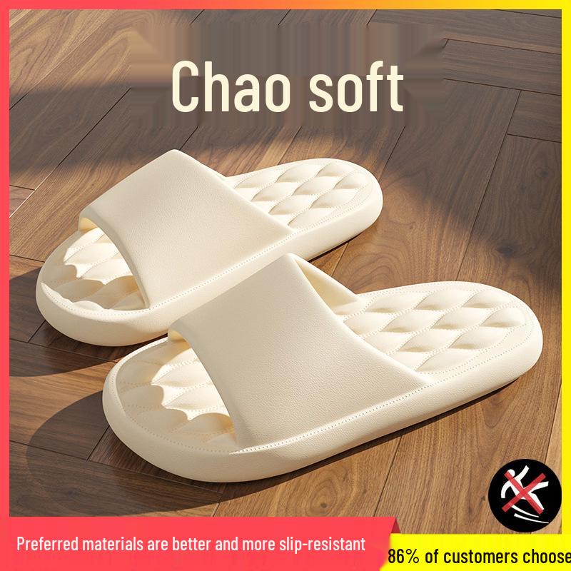 

Уличные Нескользящие EVA Тапочки для Мужчин и Женщин - Большой Размер, Летние Толстоподошвенные, Для Дома и Ванной 34-35 (22.5 cm)