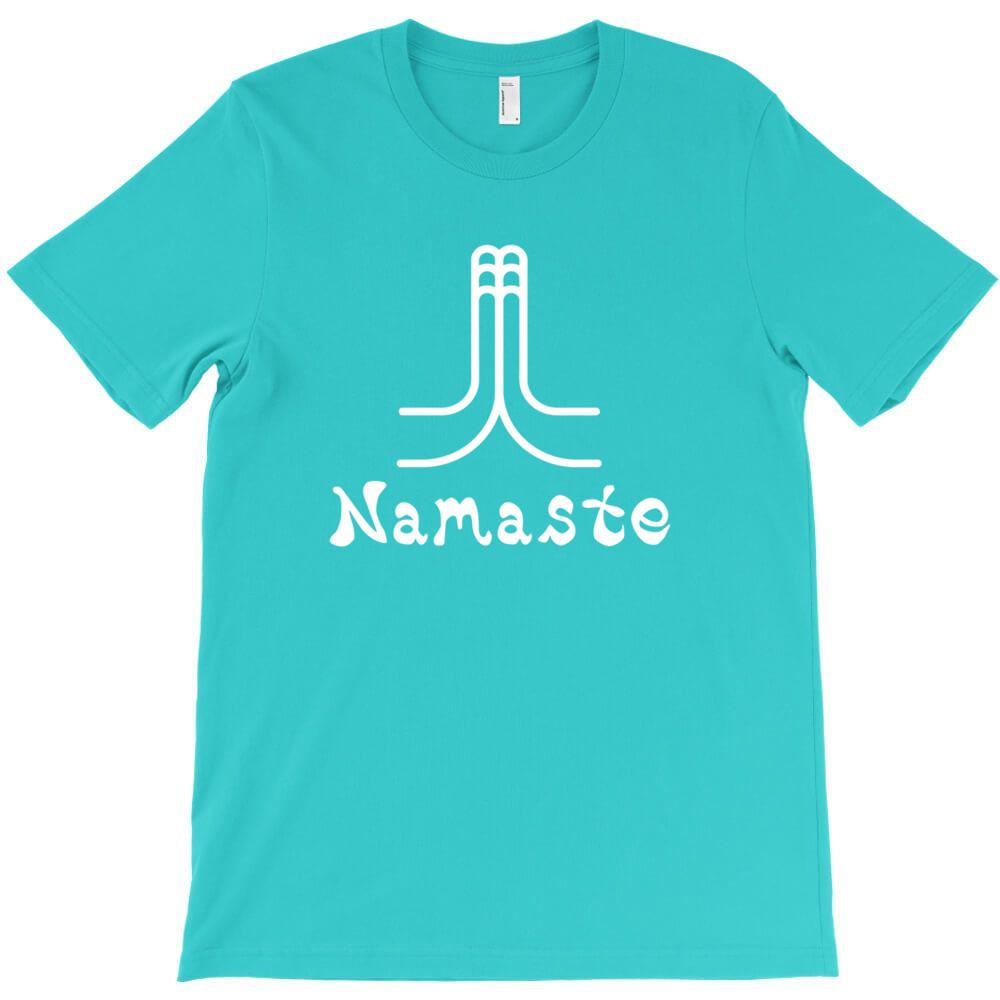 Namaste T-Shirt Druck Für Mann Kurzarm-T-Shirts Vor Baumwoll-Oberteile Kurzarm-T-Shirts Das