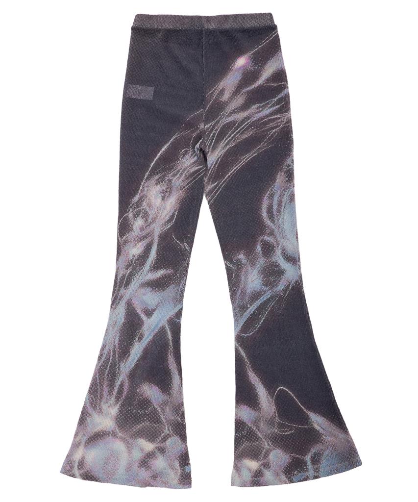 Myullib Graphic Bootcut Pants/Navy