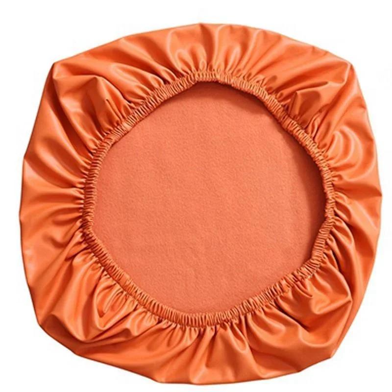 For PU Leather Chair Seat Cover Slipcover Elastic 38-52cm for Home Office Hotel Chair Seat Cover Dining Seat Protector Slipcover оранжевый 9690₽